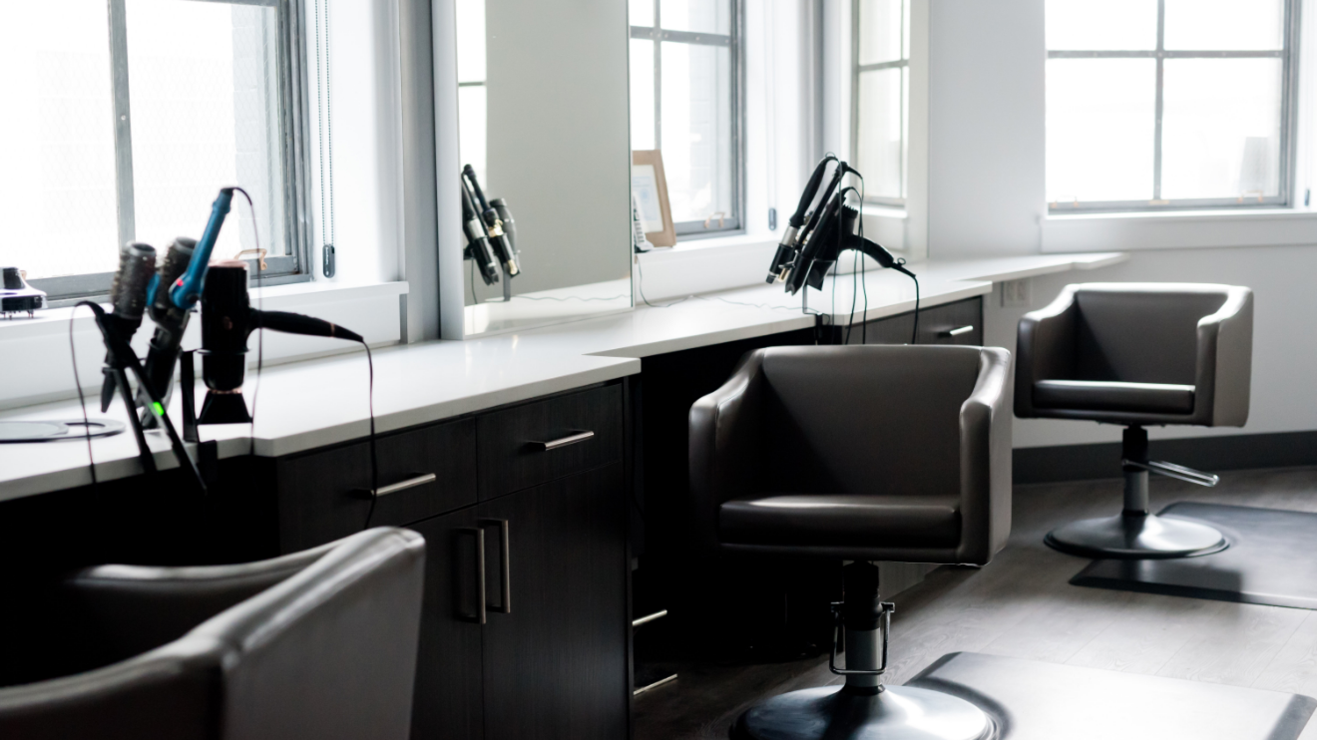 美容室内の画像