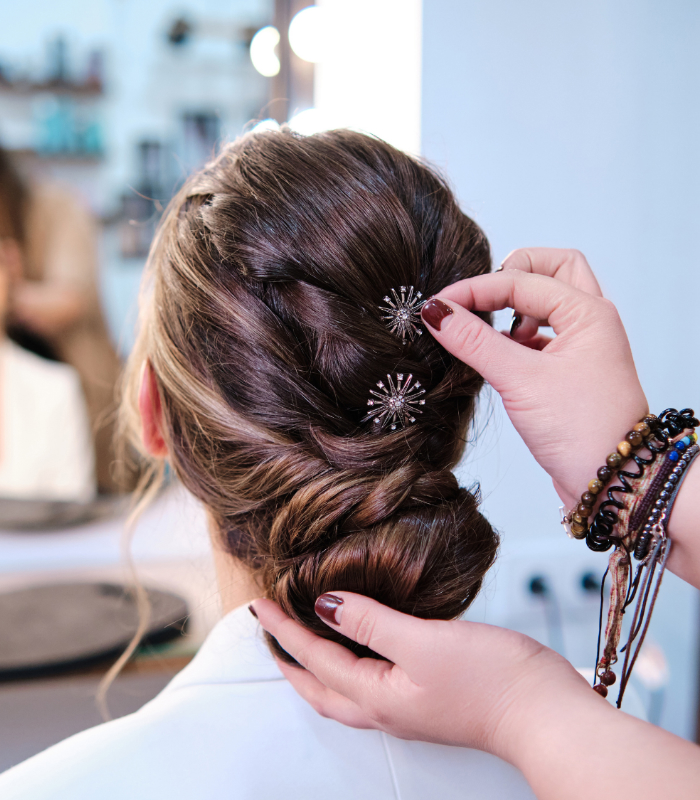 ヘアスタイリング画像